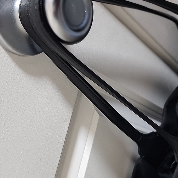 Tory Burch Ella Black Nylon Tote HandBag - Picture 15 of 17